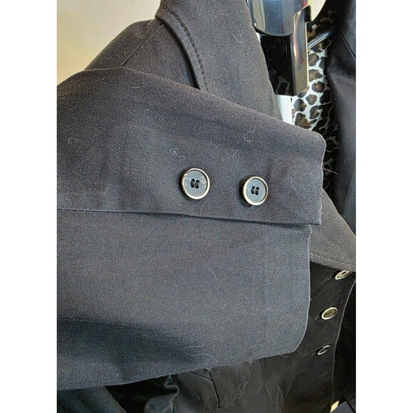 Vintage Women's Le Suit Black Belted Utility Blazer – Size 16 (2000s) - Picture 9 of 14